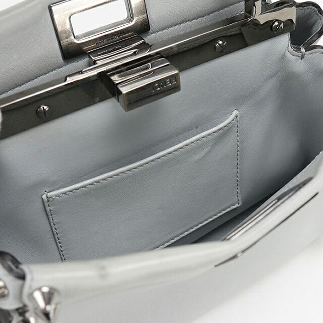 Used Fendi Handbag Ladies Brand FENDI Peekaboo 2WAY 8BN244 Gray USDFE106589011