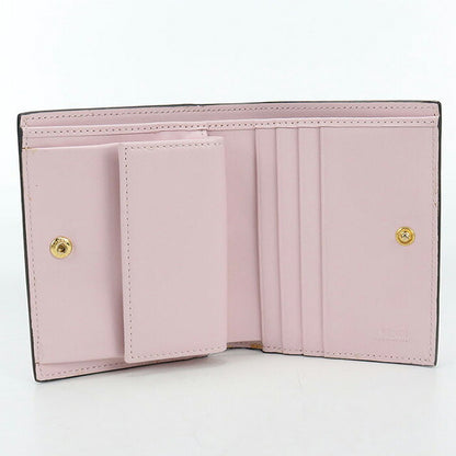 中古 フェンディ 二折財布 レディース ブランド FENDI エフイズフェンディ 8M0387 ピンク 財布 USDFE107427011