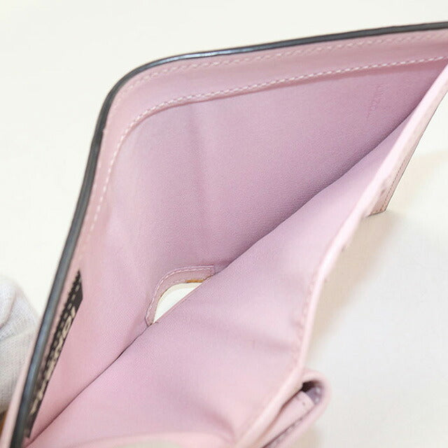中古 フェンディ 二折財布 レディース ブランド FENDI エフイズフェンディ 8M0387 ピンク 財布 USDFE107427011