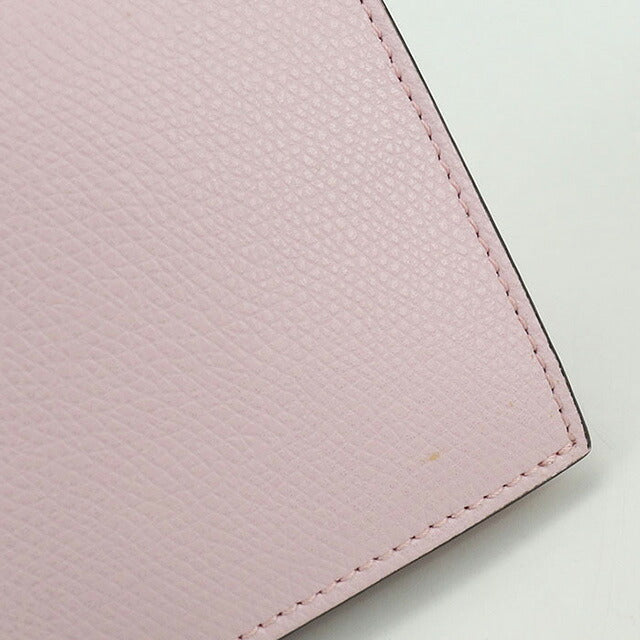 中古 フェンディ 二折財布 レディース ブランド FENDI エフイズフェンディ 8M0387 ピンク 財布 USDFE107427011