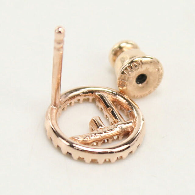 中古 フェンディ ピアス レディース ブランド FENDI エフイズフェンディ ゴールド アクセサリー USDFE108731011
