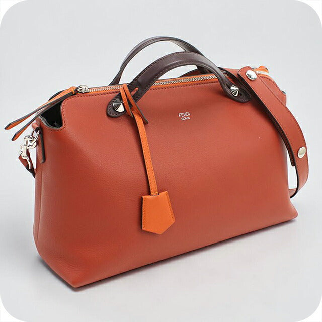 Used Fendi handbag ladies brand FENDI by the way 2WAY leather 8BL125 red USDFE108939011