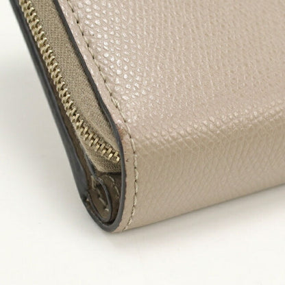 二手芬迪双折钱包 双折钱包女式品牌 FENDI F is Fendi 皮革 8M0407 米色 USDFE110618011