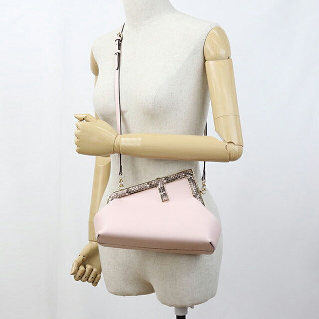二手芬迪 单肩包 女士品牌 FENDI First 小号 8BP129 粉色 USDFE111000011