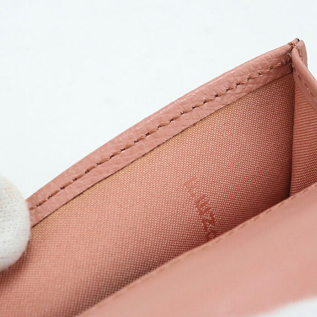 二手芬迪三折钱包三折钱包女士品牌FENDI F is Fendi 8M0395粉红色USDFE111085011