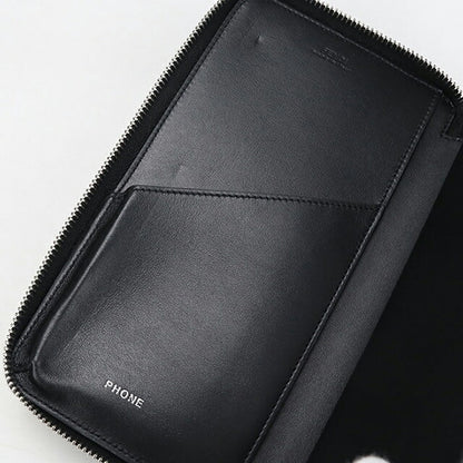 中古 フェンディ オーガナイザー メンズ ブランド FENDI ダイアゴナル トラベルウォレット 7M0275 ブラック USDFE111117011