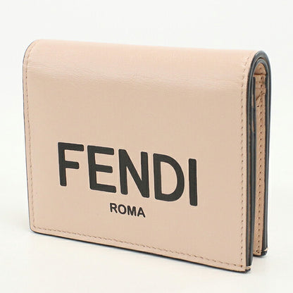 中古 フェンディ 二つ折り財布 二折財布 レディース ブランド FENDI フェンディ ローマ スモール 8M0420 ピンク USDFE112706011