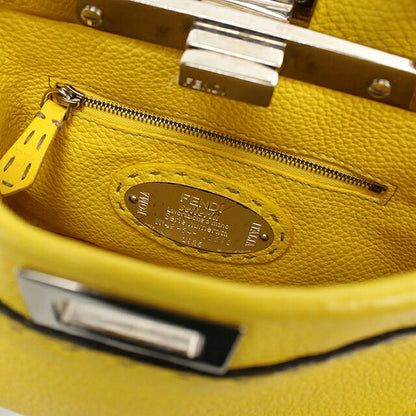 中古 フェンディ ハンドバッグ レディース ブランド FENDI ピーカブー ミニ 2WAY 8BN244 イエロー USDFE113553011