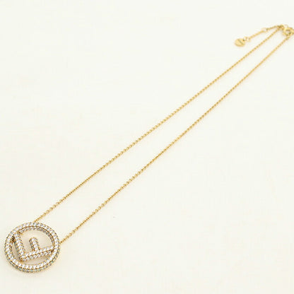 中古 フェンディ ネックレス レディース ブランド FENDI エフ イズ フェンディ 8AG760 ゴールド アクセサリー USDFE113760011