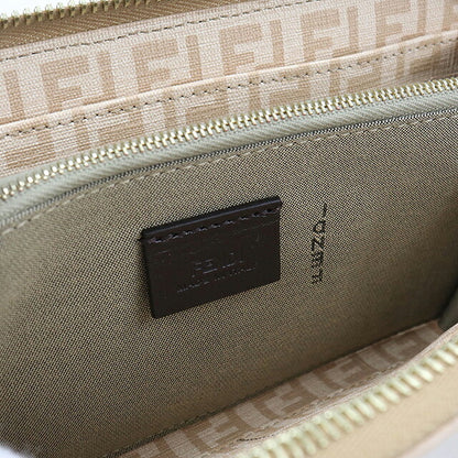 中古 フェンディ 長財布ラウンドファスナー レディース ブランド FENDI ズッキーノ  8M0024 ベージュ USDFE113891011