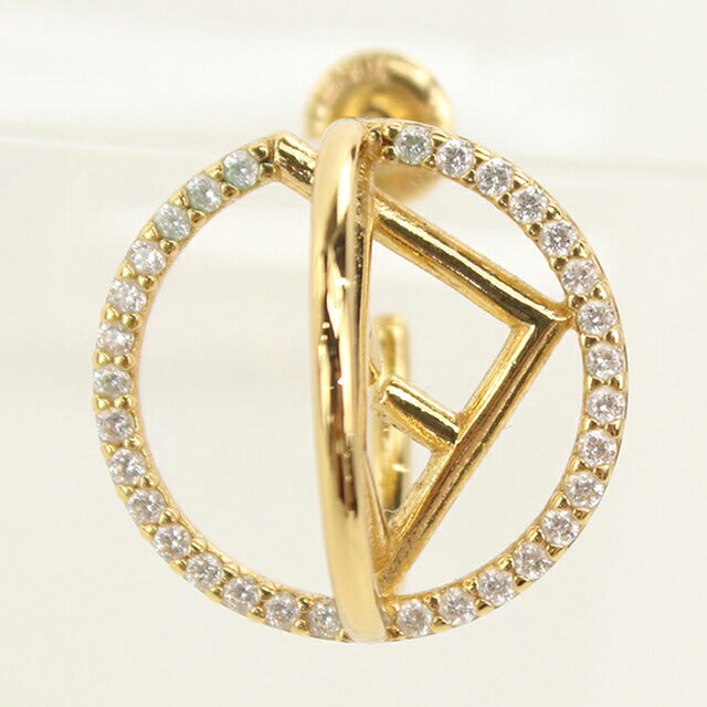 中古 フェンディ ピアス レディース ブランド FENDI エフ イズ フェンディ ゴールド アクセサリー USDFE114183011