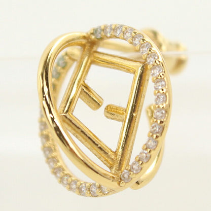 中古 フェンディ ピアス レディース ブランド FENDI エフ イズ フェンディ ゴールド アクセサリー USDFE114183011