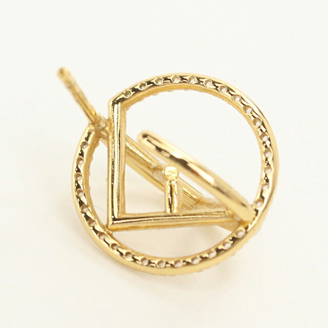 中古 フェンディ ピアス レディース ブランド FENDI エフ イズ フェンディ ゴールド アクセサリー USDFE114183011