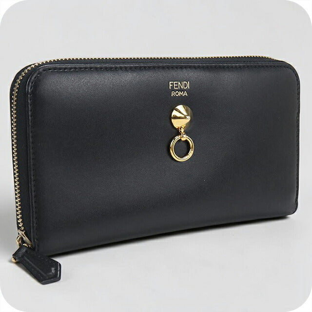 中古 フェンディ 長財布ラウンドファスナー レディース ブランド FENDI 長財布ラウンドファスナー 8M0299 ブラック USDFE114582011