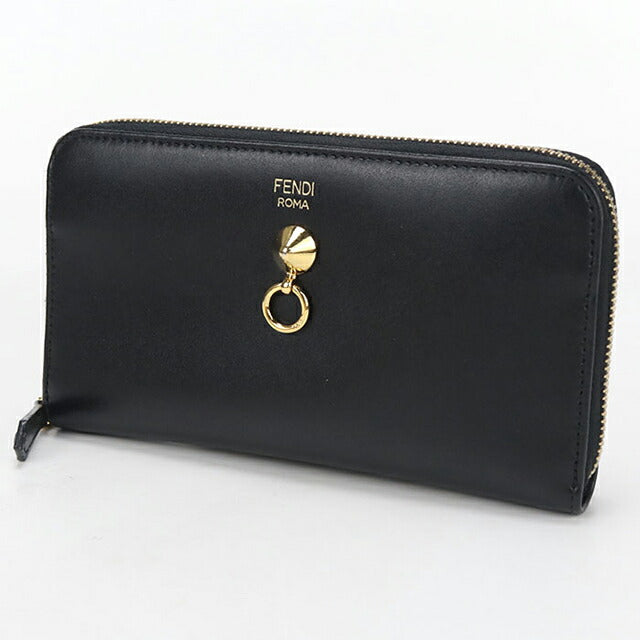 中古 フェンディ 長財布ラウンドファスナー レディース ブランド FENDI 長財布ラウンドファスナー 8M0299 ブラック USDFE114582011