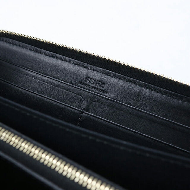 中古 フェンディ 長財布ラウンドファスナー レディース ブランド FENDI 長財布ラウンドファスナー 8M0299 ブラック USDFE114582011