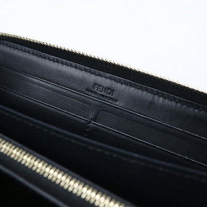 中古 フェンディ 長財布ラウンドファスナー レディース ブランド FENDI 長財布ラウンドファスナー 8M0299 ブラック USDFE114582011