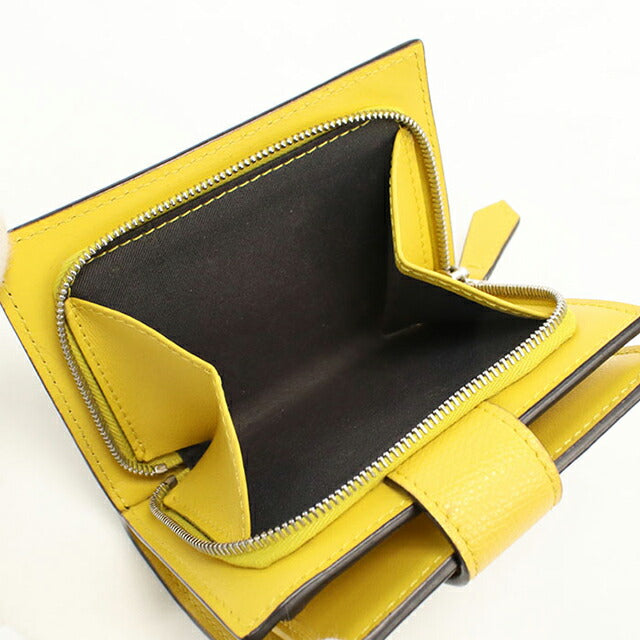 中古 フェンディ 二つ折り財布 二折財布 レディース ブランド FENDI エフイズフェンディ 8M0386 ブラウン USDFE114716011