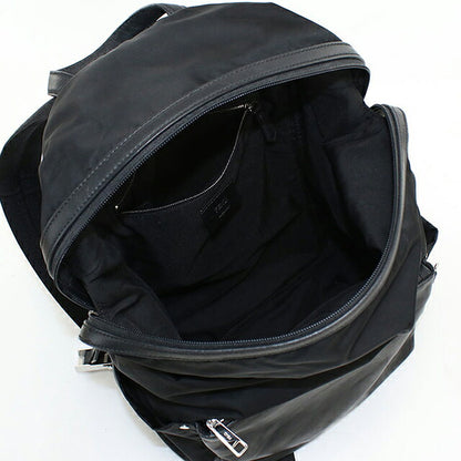 中古 フェンディ リュック メンズ ブランド FENDI バックパック 7VZ035 ブラック USDFE114741011