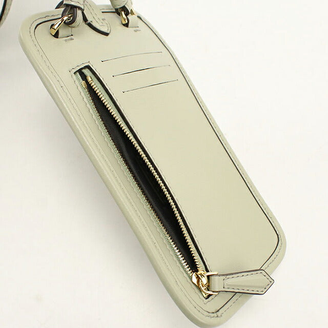 中古 フェンディ ショルダーバッグ ユニセックス ブランド FENDI オーロック フォンポーチ レザー 7AS131 グリーン USDFE114859011