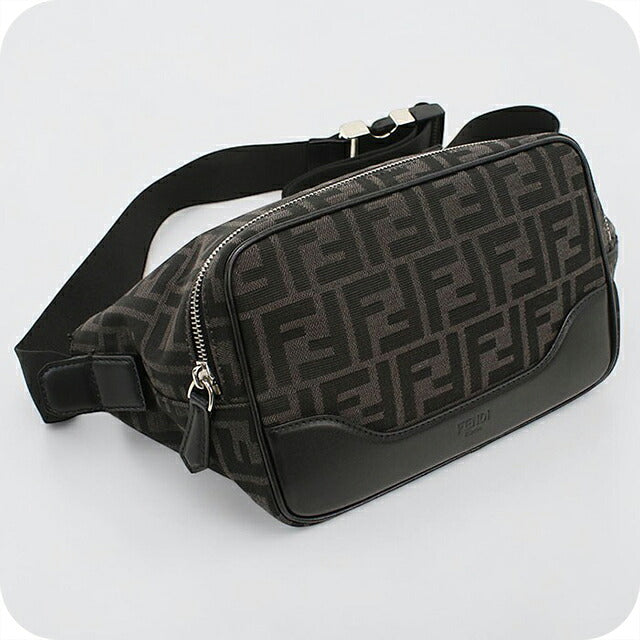 中古 フェンディ ボディバッグ メンズ ブランド FENDI ズッカ 7VA526