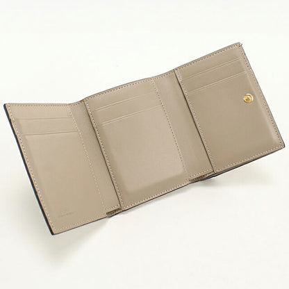 中古 フェンディ 三つ折り財布 三折財布 レディース ブランド FENDI FFダイヤモンド 8M0480 グレー USDFE115227011