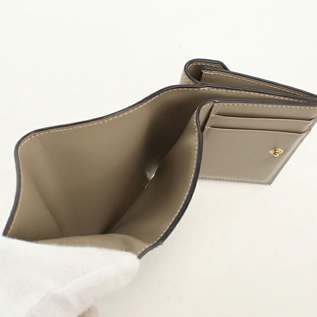 中古 フェンディ 三つ折り財布 三折財布 レディース ブランド FENDI FFダイヤモンド 8M0480 グレー USDFE115227011