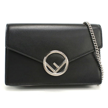 中古 フェンディ チェーンウォレット レディース ブランド FENDI エフイズフェンディ 8BS006 ブラック USDFE115313011