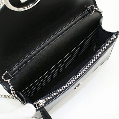 中古 フェンディ チェーンウォレット レディース ブランド FENDI エフイズフェンディ 8BS006 ブラック USDFE115313011