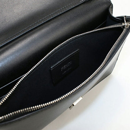 中古 フェンディ チェーンウォレット レディース ブランド FENDI エフイズフェンディ 8BS006 ブラック USDFE115313011