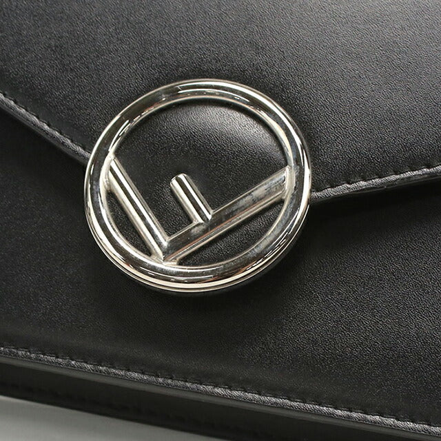 中古 フェンディ チェーンウォレット レディース ブランド FENDI エフイズフェンディ 8BS006 ブラック USDFE115313011