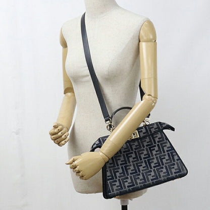 中古 フェンディ ハンドバッグ レディース ブランド FENDI ピーカーブー 2WAY 8BN327 ネイビー USDFE115749011