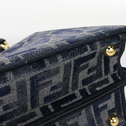 中古 フェンディ ハンドバッグ レディース ブランド FENDI ピーカーブー 2WAY 8BN327 ネイビー USDFE115749011