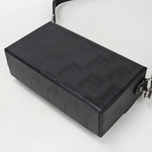 中古 フェンディ ハンドバッグ メンズ ブランド FENDI バゲット ソフトトランク 7VA565 ブラック USDFE115830011