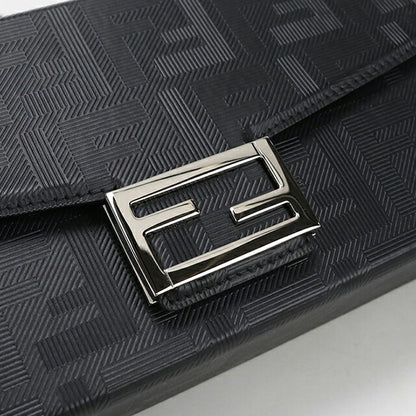 中古 フェンディ ハンドバッグ メンズ ブランド FENDI バゲット ソフトトランク 7VA565 ブラック USDFE115830011