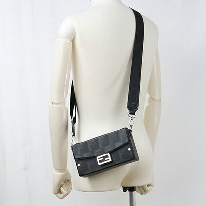 中古 フェンディ ハンドバッグ メンズ ブランド FENDI バゲット ソフトトランク 7VA565 ブラック USDFE115830011