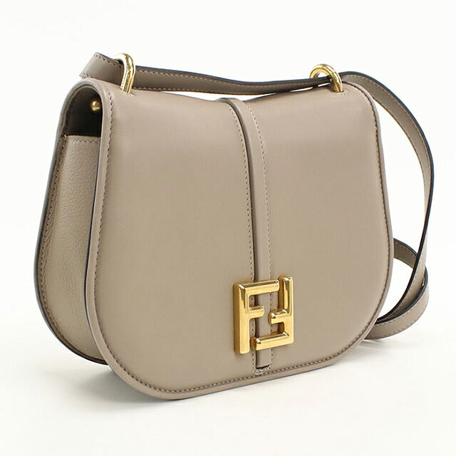 中古 フェンディ ショルダーバッグ レディース ブランド FENDI カモン ミディアム 8BT366 AQ0K F1LEY グレー USDFE116078011