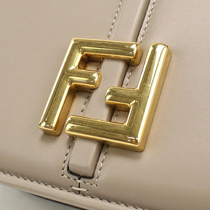 中古 フェンディ ショルダーバッグ レディース ブランド FENDI カモン ミディアム 8BT366 AQ0K F1LEY グレー USDFE116078011