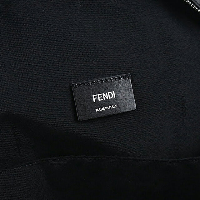 中古 フェンディ リュック メンズ ブランド FENDI ダイアゴナル バックパック 7VZ074 ブラック USDFE116107011