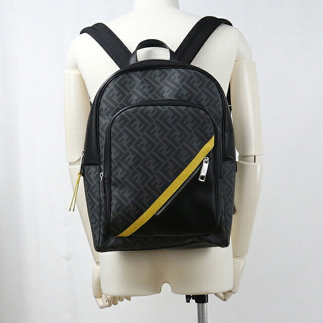 中古 フェンディ リュック メンズ ブランド FENDI ダイアゴナル バック