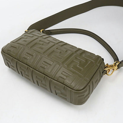 中古 フェンディ ハンドバッグ レディース ブランド FENDI バゲット 2WAY 8BR600 カーキ USDFE116455011