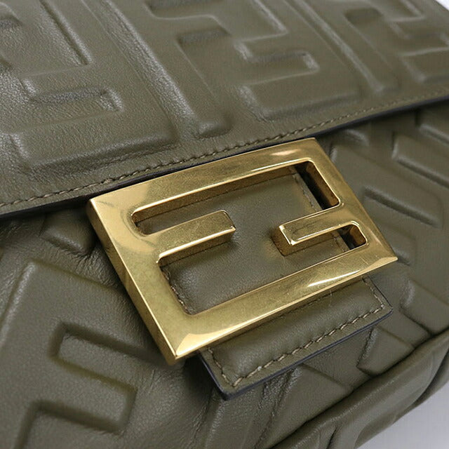 中古 フェンディ ハンドバッグ レディース ブランド FENDI バゲット 2WAY 8BR600 カーキ USDFE116455011