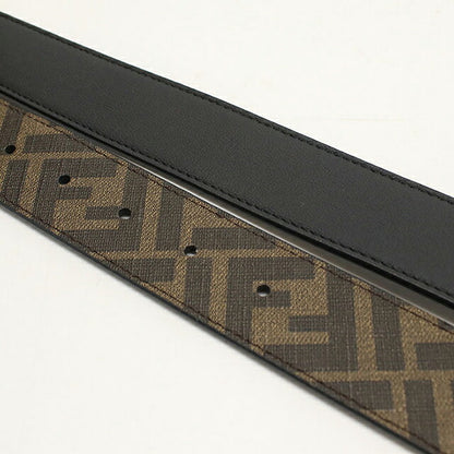 中古 フェンディ ベルト メンズ ブランド FENDI ズッカ FFスクエアベルト 7C0424AGR9F18I0 ブラウン USDFE116742011