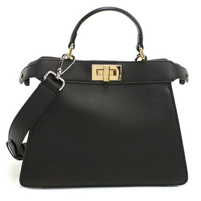 中古 フェンディ ハンドバッグ レディース ブランド FENDI ピーカブー 2WAY 8BN327 ブラック USDFE116743011