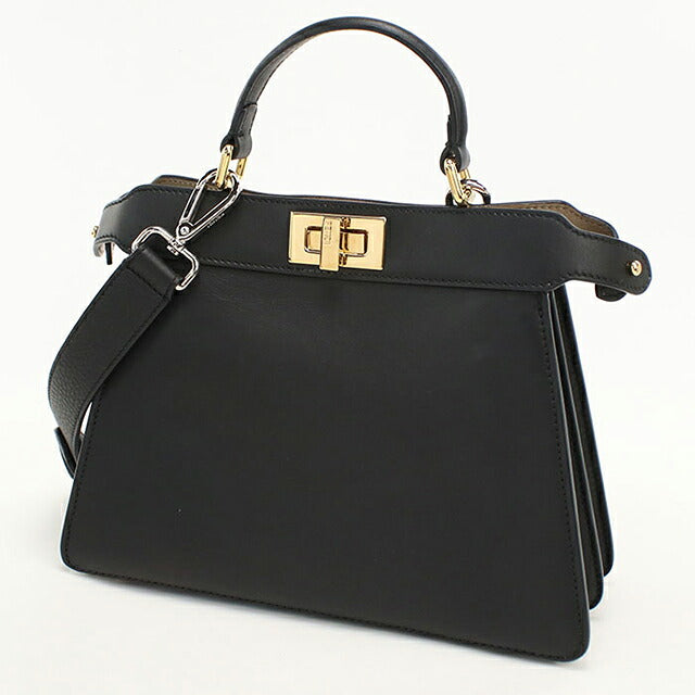 中古 フェンディ ハンドバッグ レディース ブランド FENDI ピーカブー 2WAY 8BN327 ブラック USDFE116743011