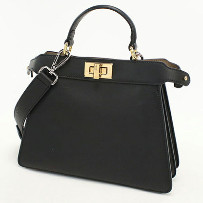 中古 フェンディ ハンドバッグ レディース ブランド FENDI ピーカブー 2WAY 8BN327 ブラック USDFE116743011