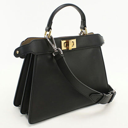 中古 フェンディ ハンドバッグ レディース ブランド FENDI ピーカブー 2WAY 8BN327 ブラック USDFE116743011