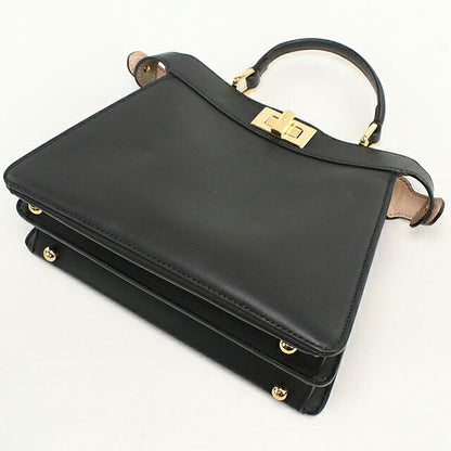 中古 フェンディ ハンドバッグ レディース ブランド FENDI ピーカブー 2WAY 8BN327 ブラック USDFE116743011