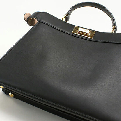 中古 フェンディ ハンドバッグ レディース ブランド FENDI ピーカブー 2WAY 8BN327 ブラック USDFE116743011