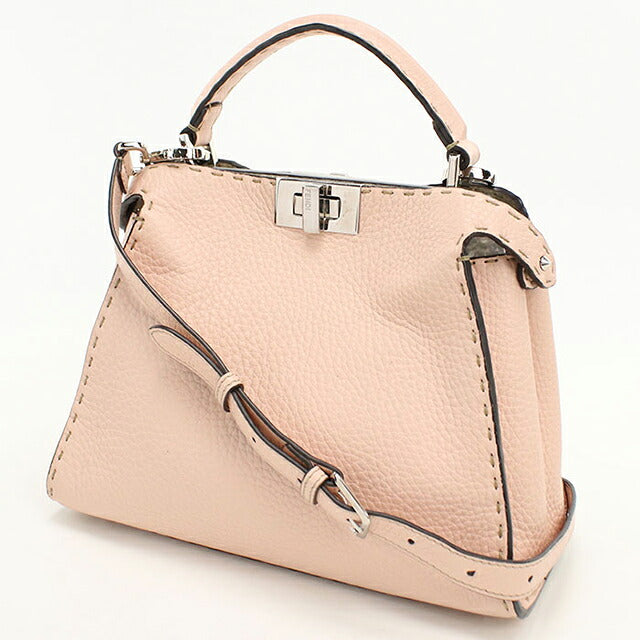中古 フェンディ ハンドバッグ レディース ブランド FENDI ピーカブー 2WAY 8BN302 ピンク USDFE116766011